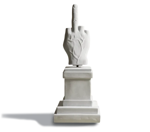 L.O.V.E. Middle Finger Music Box by Seletti-0
