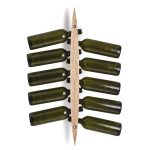 Enoteca, Wall Mount Wooden Bottle Rack-25032