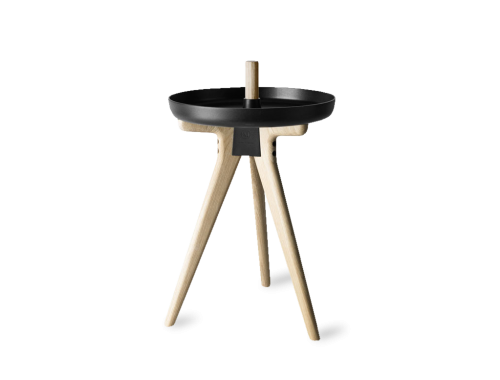 Flip Around Side Table/Stool, Light Ash-0