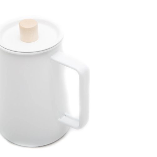 Kaico Enamel Coffee Pot by Makoto Koizumi - Gessato Design Store