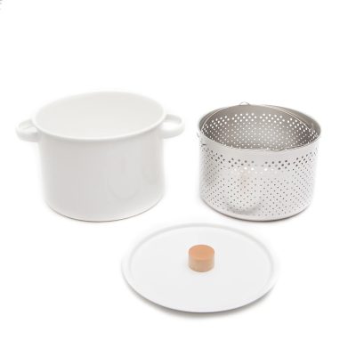 Kaico Enamel Pasta Pan by Makoto Koizumi - Gessato Design Store