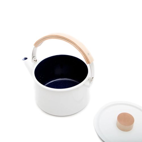 Kaico Enamel Tea Kettle by Makoto Koizumi - Gessato Design Store