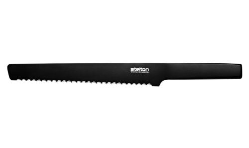 Pure Black Bread Knife by Stelton-19584