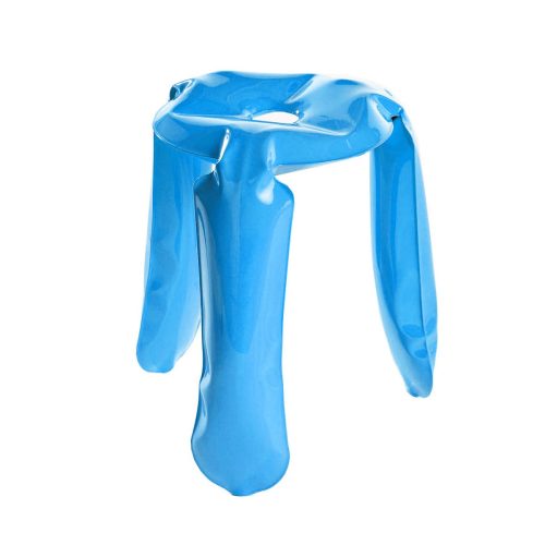 Plopp Inflated Metal Stool Blue-23199