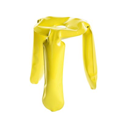 Plopp Inflated Metal Stool Yellow-23204
