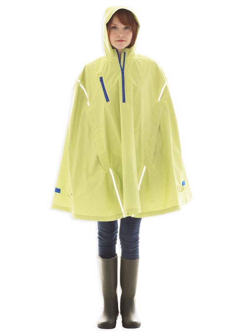 Seabee Yellow, High-Performance Rain Cape by Cleverhood-0