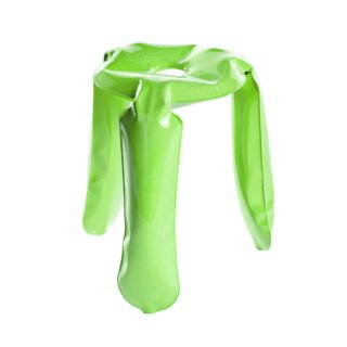 Plopp Inflated Metal Stool Green-23211