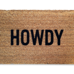 Howdy Doormat-0