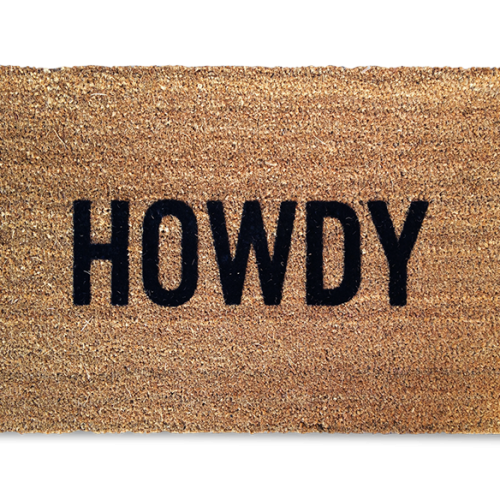 Howdy Doormat-0