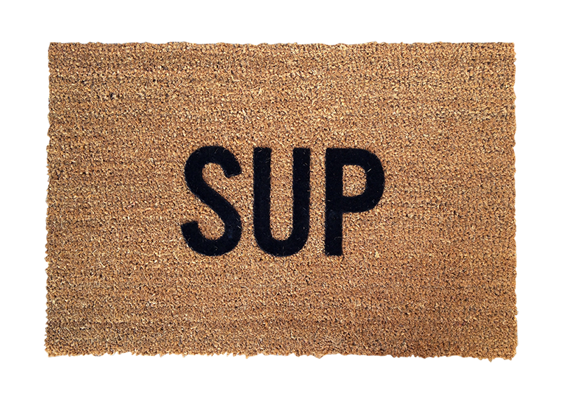 Sup Doormat - Gessato Design Store