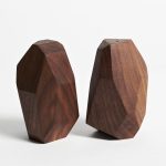 Walnut Salt + Pepper Shakers -23862