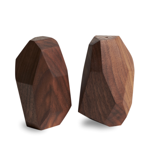 Walnut Salt + Pepper Shakers -0