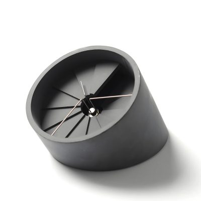 4th Dimension Concrete Desk Clock - Gessato Design Store