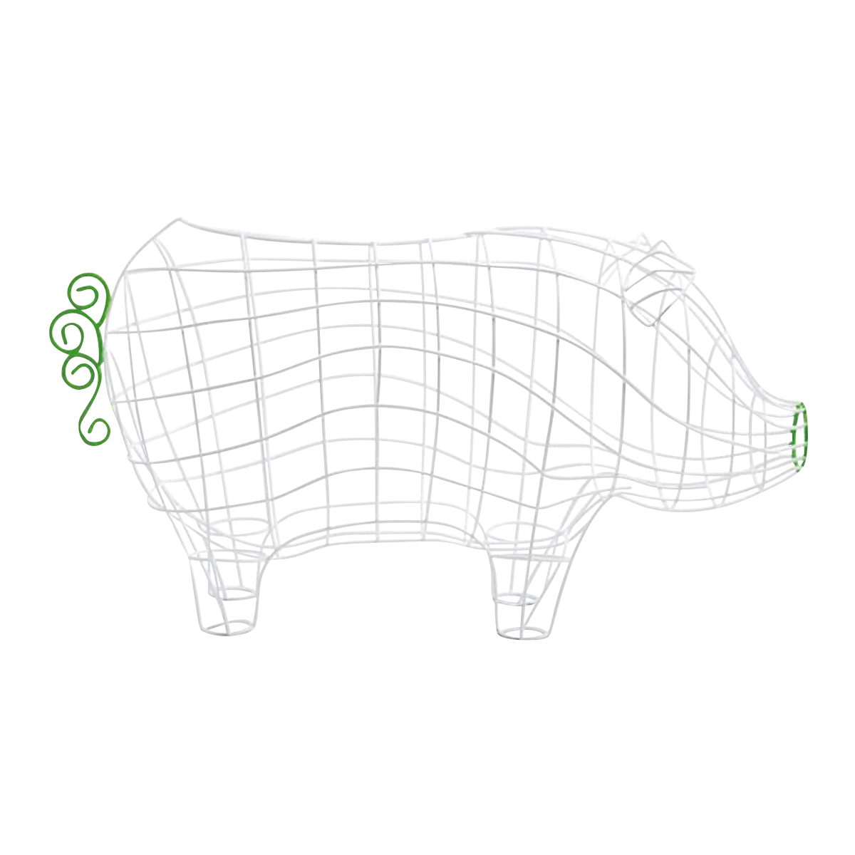 Pig Wire Basket by Alessandro Zambelli for Seletti -0