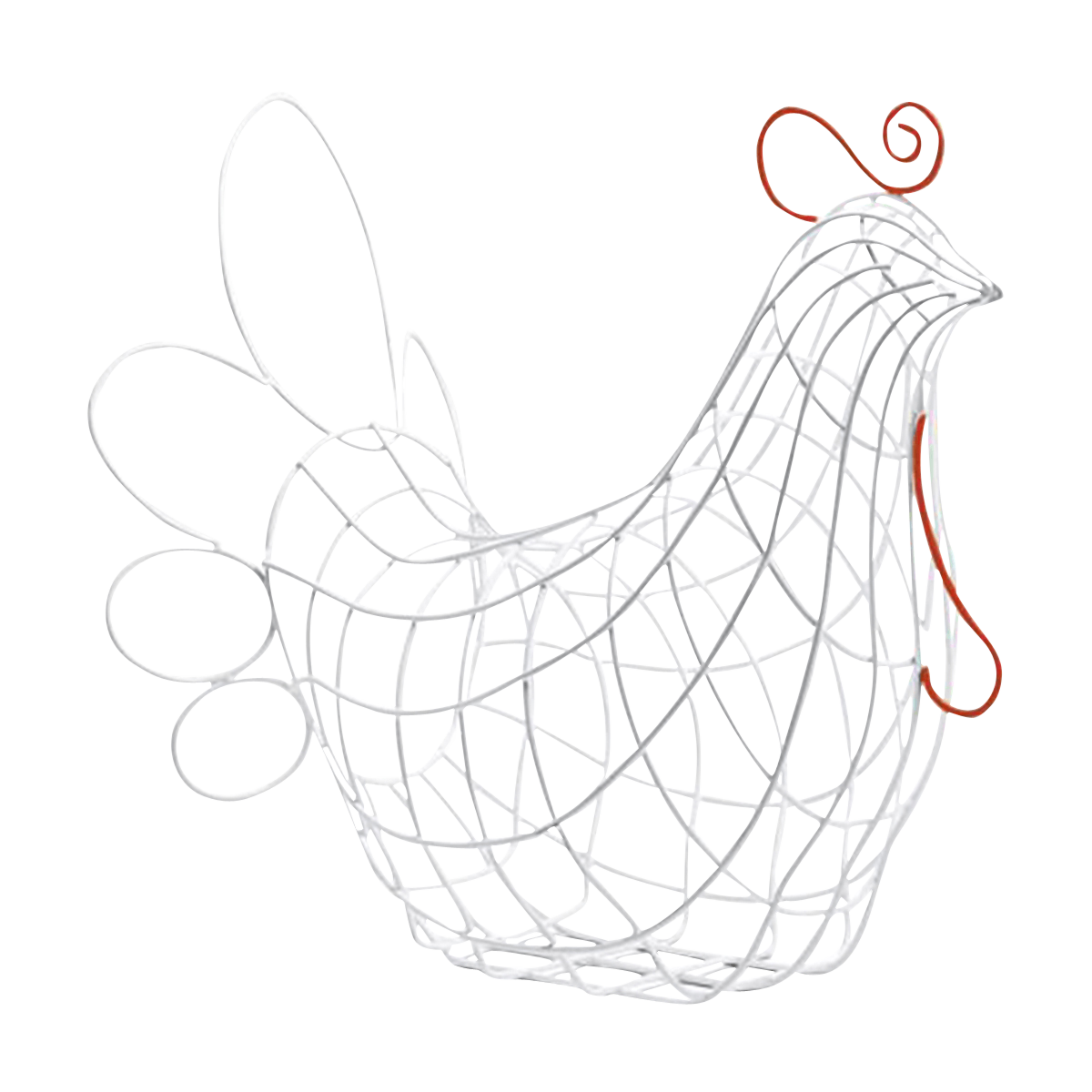 Hen Wire Basket by Alessandro Zambelli for Seletti -0