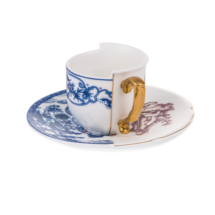 Seletti Hybrid Collection, Eufemia Coffee Cup & Saucer