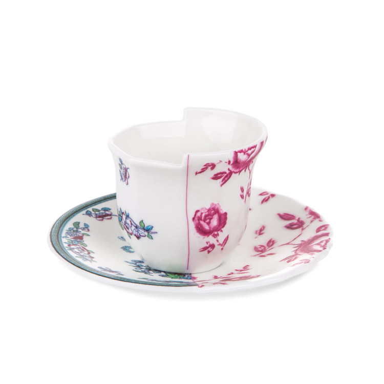 Seletti Hybrid Collection, Leonia Coffee Cup & Saucer
