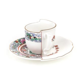 Seletti Hybrid Collection, Tamara Coffee Cup & Saucer-32046
