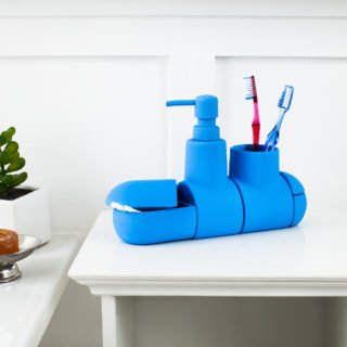 Submarino Bath Set, Blue-24545