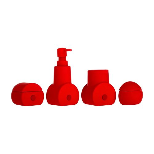 Submarino Bath Set, Red-24538