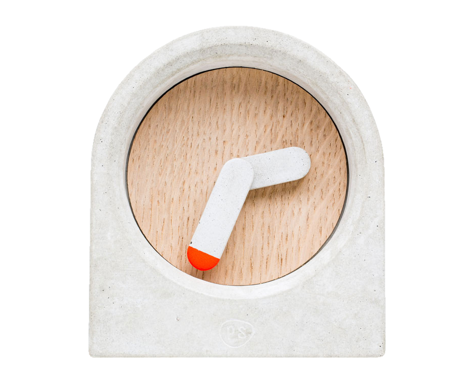 Moak Concrete Table Clock -0