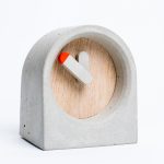 Moak Concrete Table Clock -25041