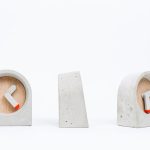 Moak Concrete Table Clock -25043