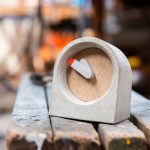 Moak Concrete Table Clock -25046