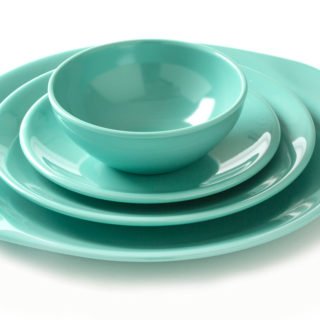 Russel Wright Melamine Tableware, Single Place Setting -25386