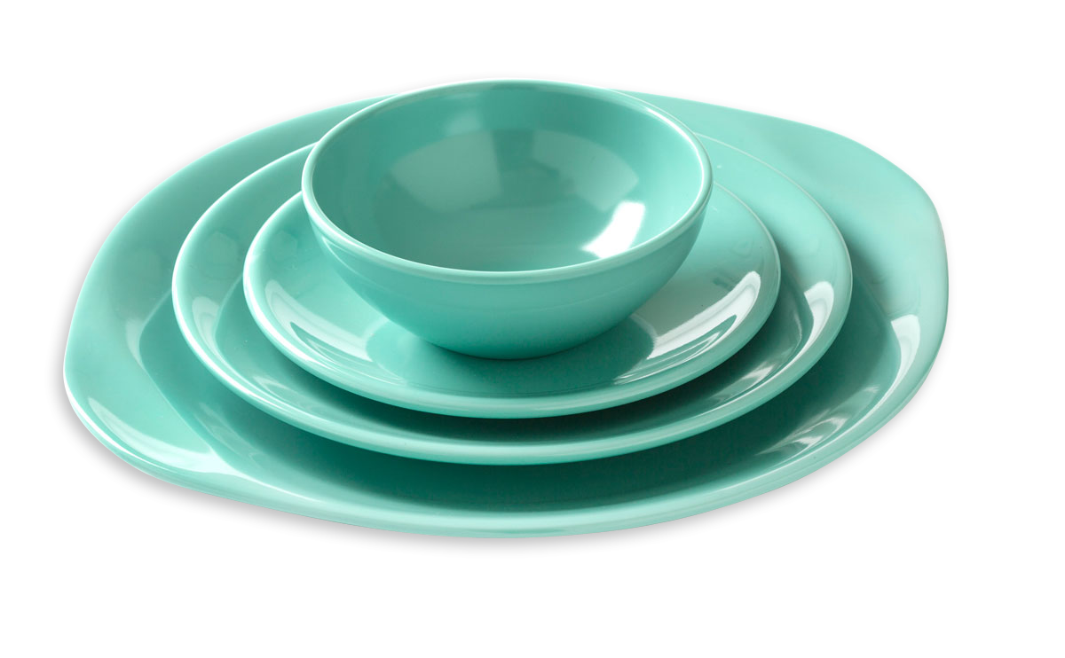 Russel Wright Melamine Tableware, Single Place Setting -0