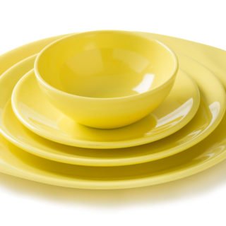 Russel Wright Melamine Tableware, Single Place Setting -25387