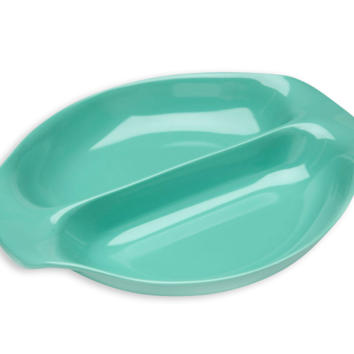 Russel Wright Melamine Tableware, Divided Vegetable Bowl -0