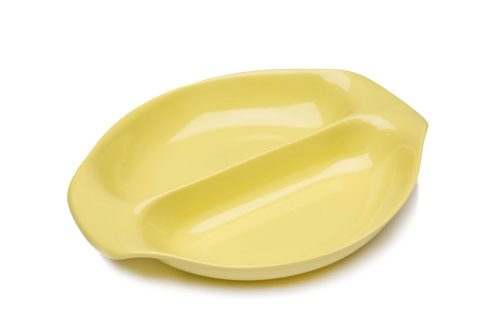 Russel Wright Melamine Tableware, Divided Vegetable Bowl -25366