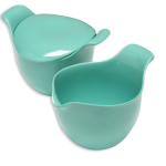 Russel Wright Melamine Tableware, Creamer and Sugar-0