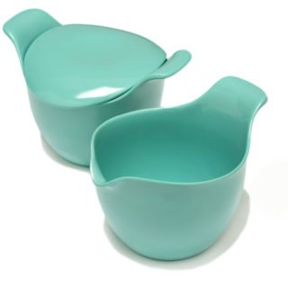 Russel Wright Melamine Tableware, Creamer and Sugar-25330
