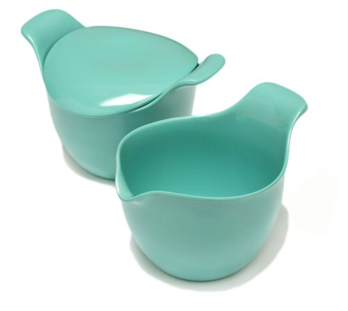 Russel Wright Melamine Tableware, Creamer and Sugar-25330