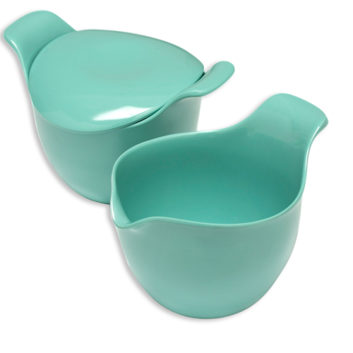 Russel Wright Melamine Tableware, Creamer and Sugar-0