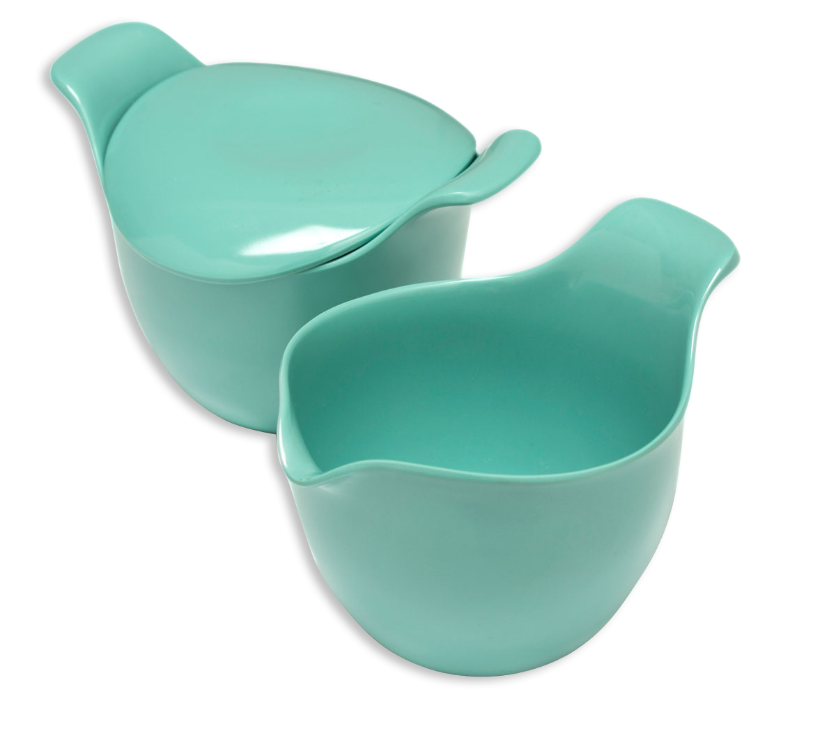 Russel Wright Melamine Tableware, Creamer and Sugar-0