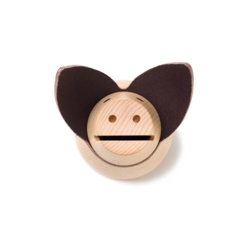 Miss Monnipenni, Wood Piggy Bank - Gessato Design Store