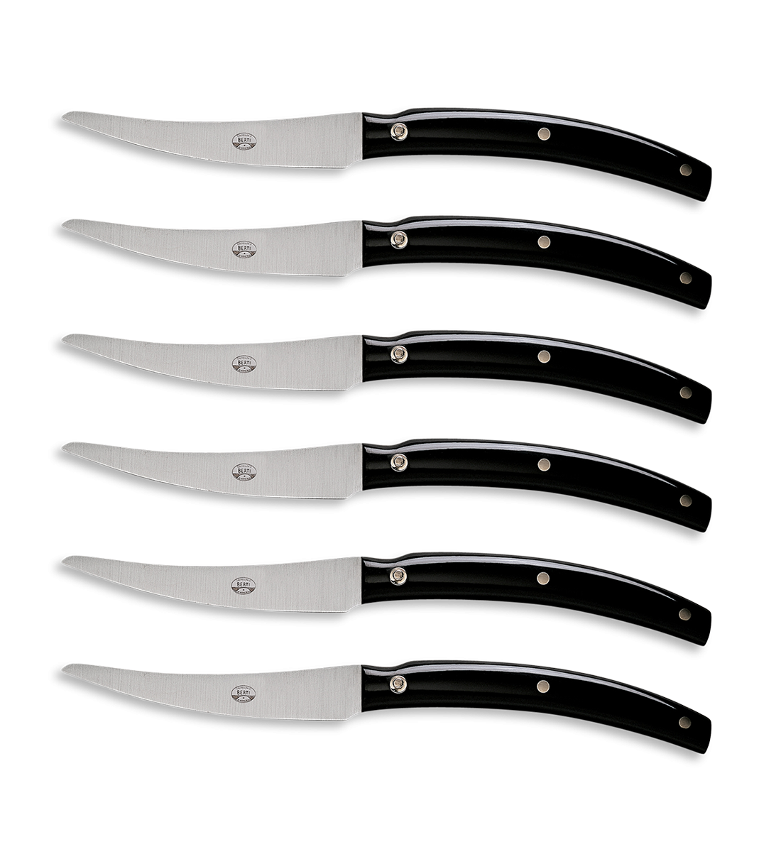 Convivio Steak Knife, Black - Set of 6-0