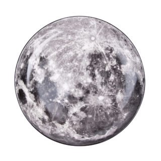 Diesel by Seletti Cosmic Dinner Plate - Moon-26139