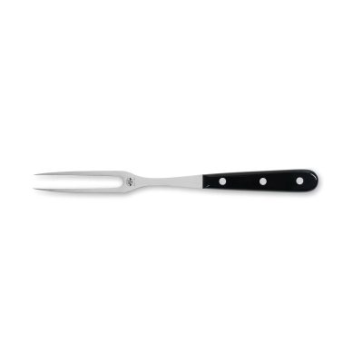 Compendio Polished Carving Set - Black Lucite - Gessato Design Store