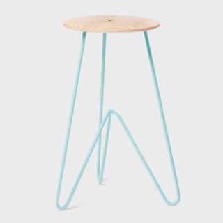 High Stool, Ash on Seafoam -26314