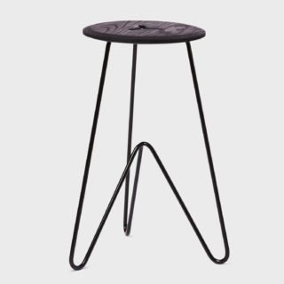 High Stool, Black on Black -26304