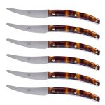 Convivio Steak Knife, Tortoise - Set of 6-26478