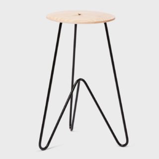 High Stool, Ash on Black -26310