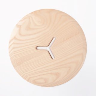 Low Stool, Ash on White-26279