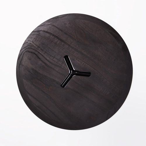 Low Stool, Black on Black-26273