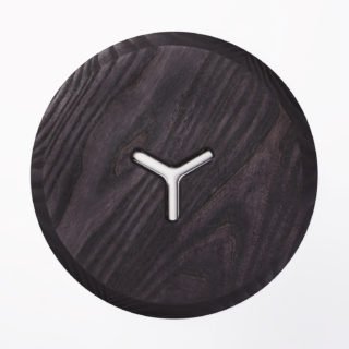Low Stool, Black on White-26286