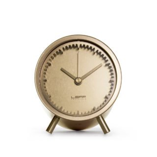 Leff Amsterdam & Piet Hein Eek's Tube Clock, Brass-26693
